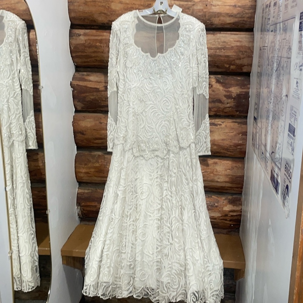 😍Another Absolutely Stunning Vintage Beaded XL Brilliante By J.A. Dress